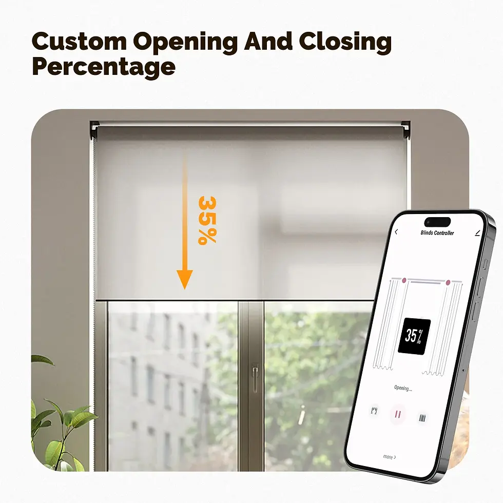 Thumbnail: MOES Tuya Zigbee Smart Chain Roller Blinds Sh