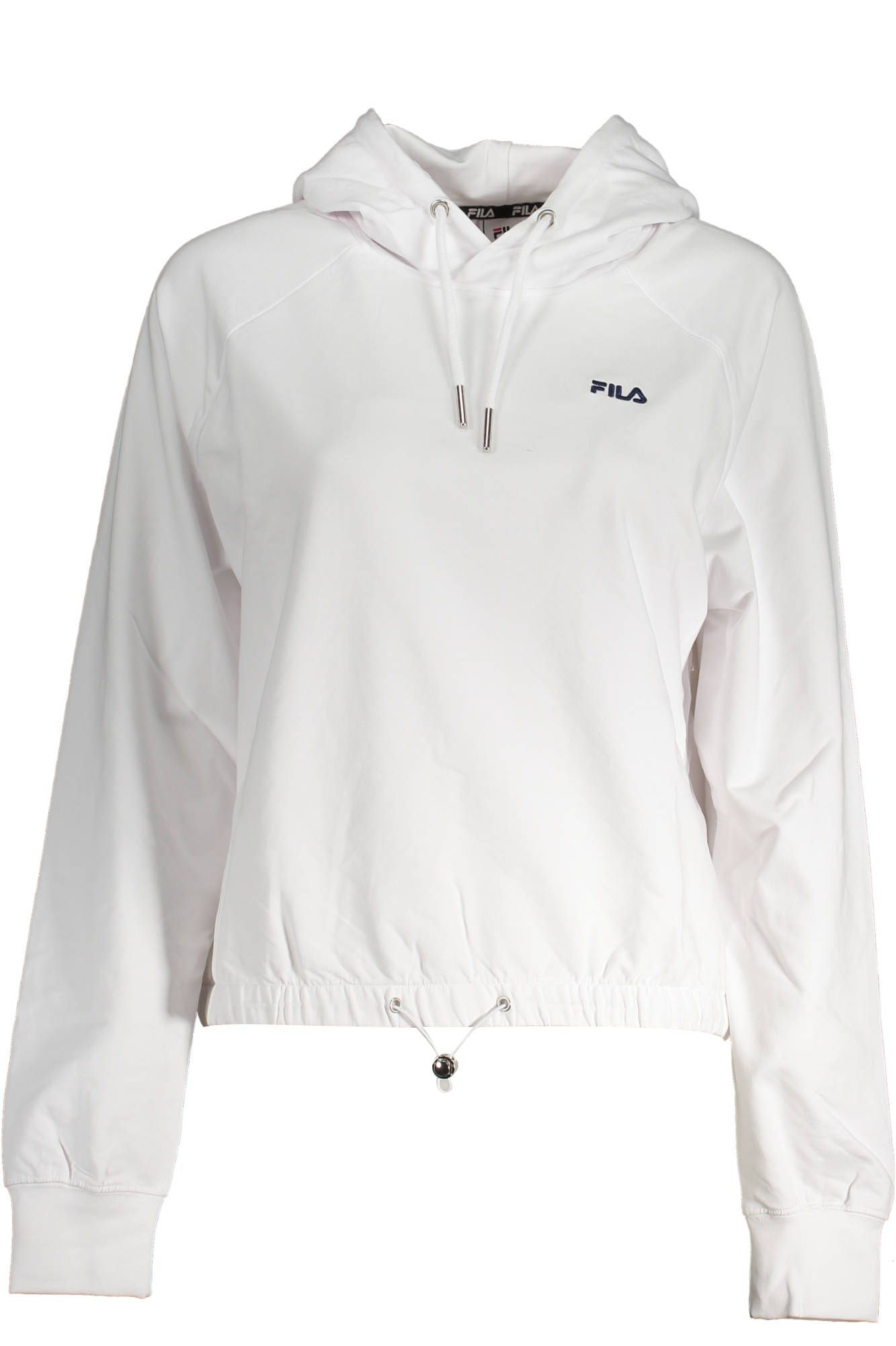 Classic White Hooded Sweatshirt with Embroidery (DE)