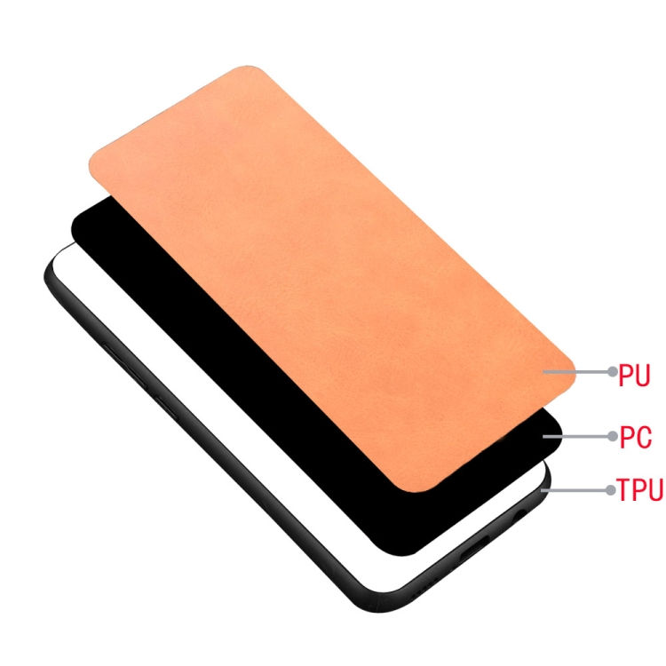 Thumbnail: For Oppo Realme 5 Shockproof Sewing Cow Pattern Skin PC + PU + TPU Case