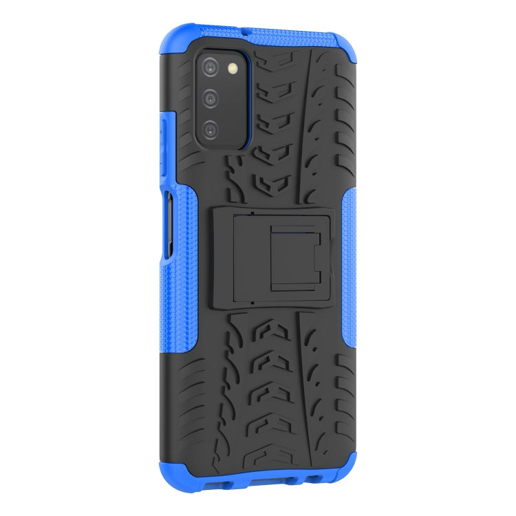 Thumbnail: Tire Texture Shockproof TPU+PC Protective Case with Holder