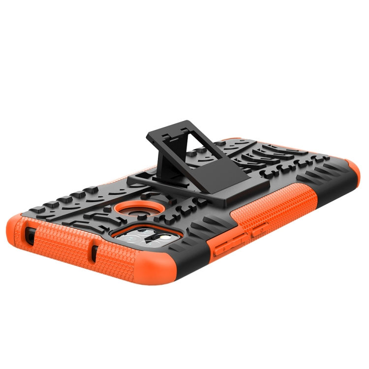Thumbnail: Tire Texture Shockproof TPU + PC Protective Case with Holder