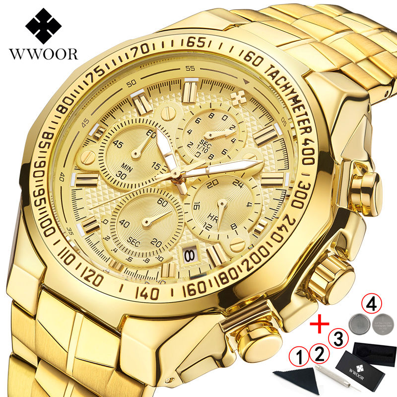 Relogio Masculino WWOOR Mens Watches 2026 Wrist for Men