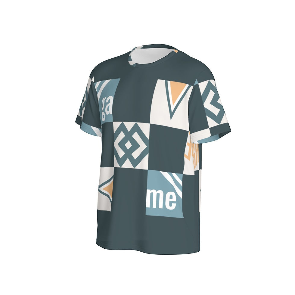 Thumbnail: All-Over Print Men's O-Neck Sports T-Shirt