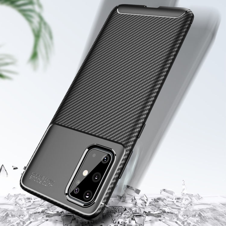 Thumbnail: For OPPO Reno 4 Pro  Carbon Fiber Texture Shockproof TPU Case