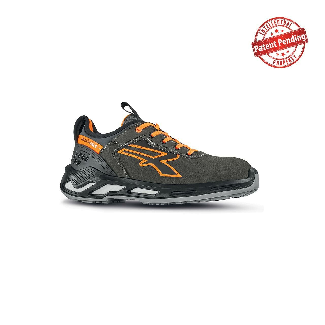 SCARPA SCARPE ANTINFORTUNISTICA LAVORO BASSA S3 DUKE U-POWER PELLE NABUK Tagl...