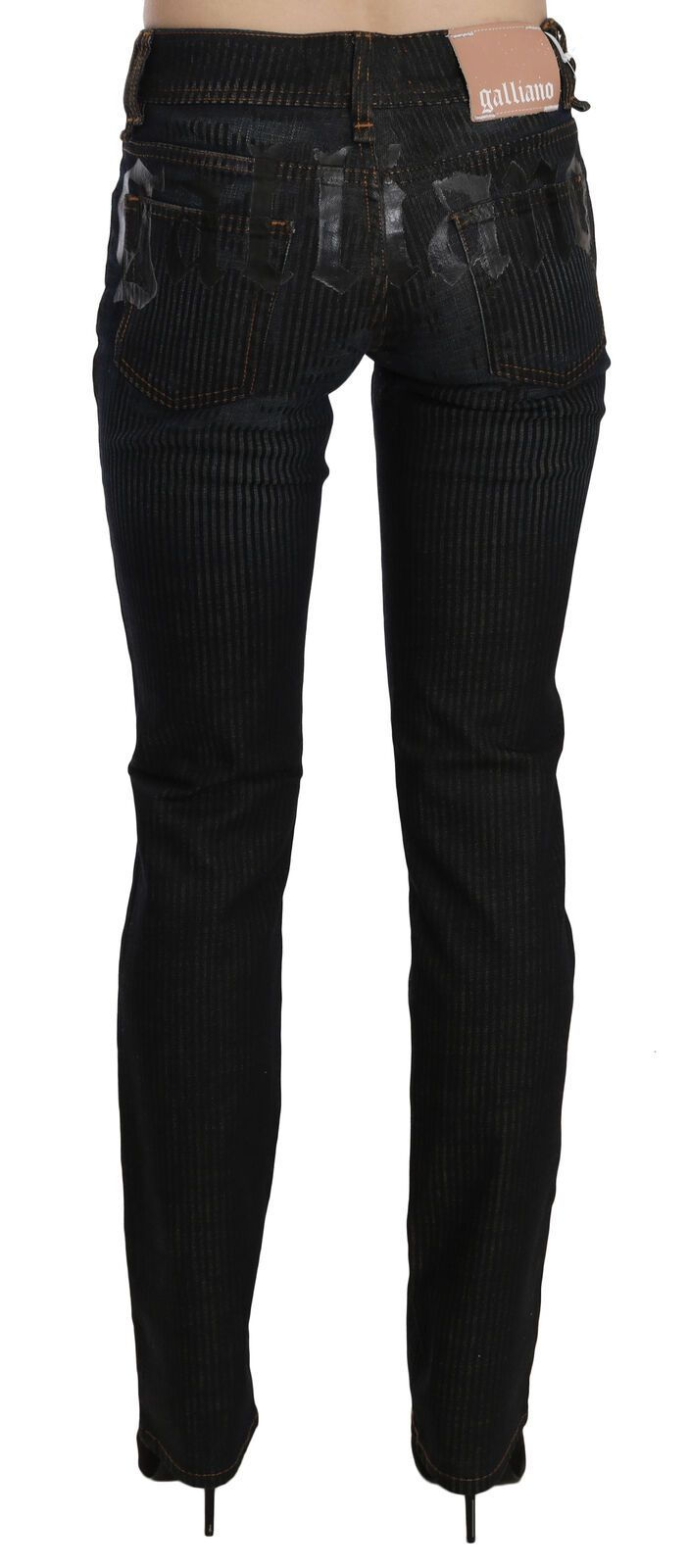 Thumbnail: Elegant Black Slim Fit Corduroy Jeans
