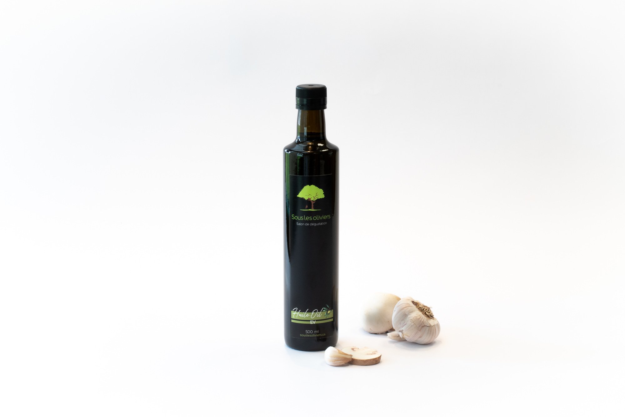Huile d'Olive Extra Vierge - Ail et Portobellos
