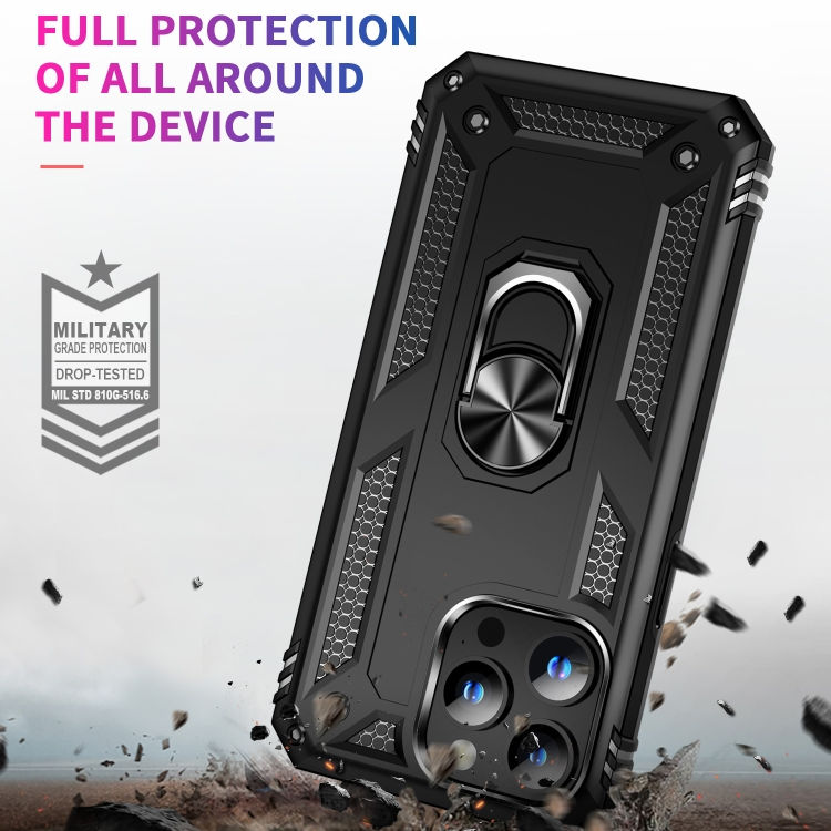 Thumbnail: Shockproof TPU + PC Phone Case with Holder
