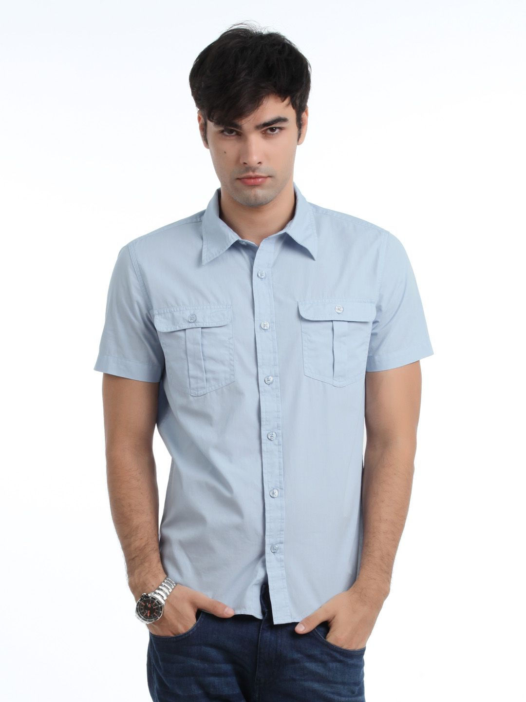 Myntra Men Blue Shirt
