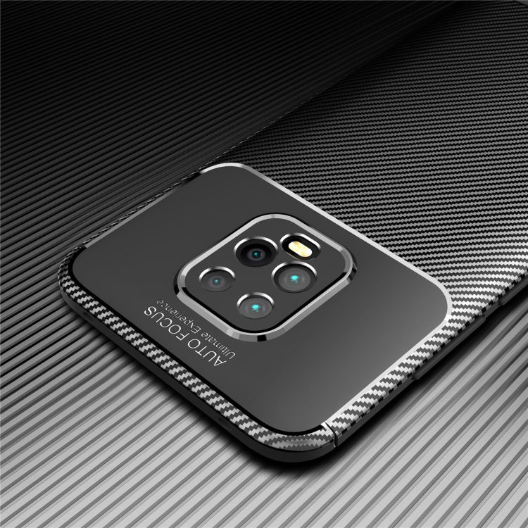 Thumbnail: For Xiaomi Redmi 10X 5G Carbon Fiber Texture Shockproof TPU Case