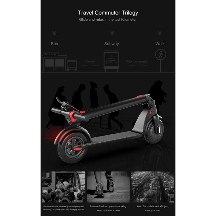 Thumbnail: X7 Foldable Scooter with 8.5 inch Vacuum Tires