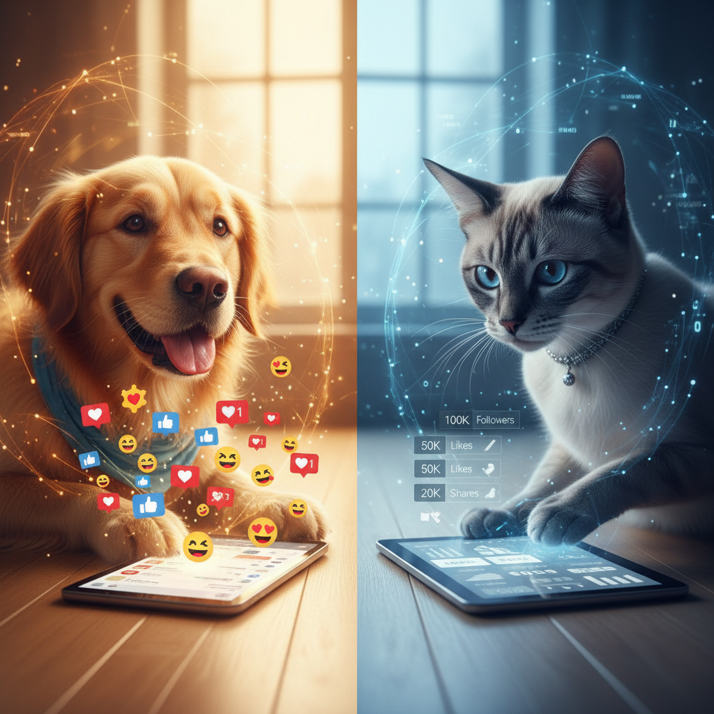 A photorealistic high quality photograph captures a dynamic scene split down the middle embodying th