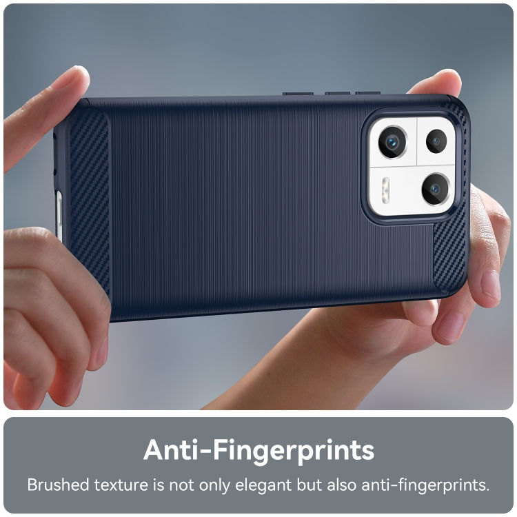 Thumbnail: Brushed Texture Carbon Fiber TPU Phone Case