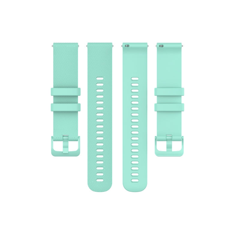 Thumbnail: 22mm Small Plaid Texture Silicone Watch Band