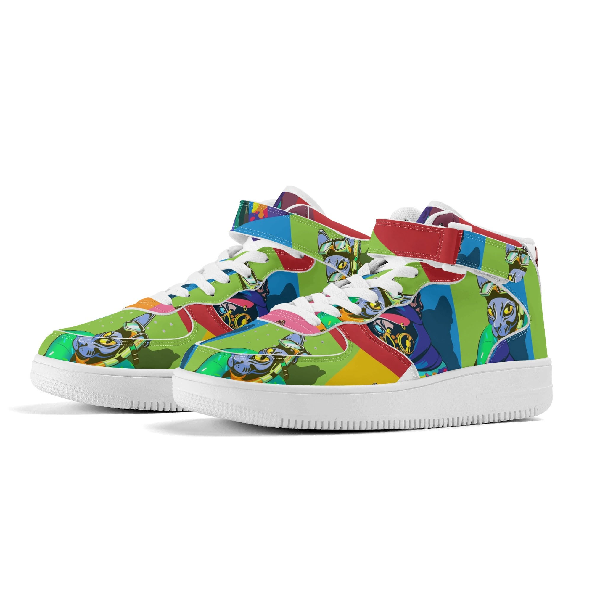 Women's Upgraded High Top Leather Sneakers