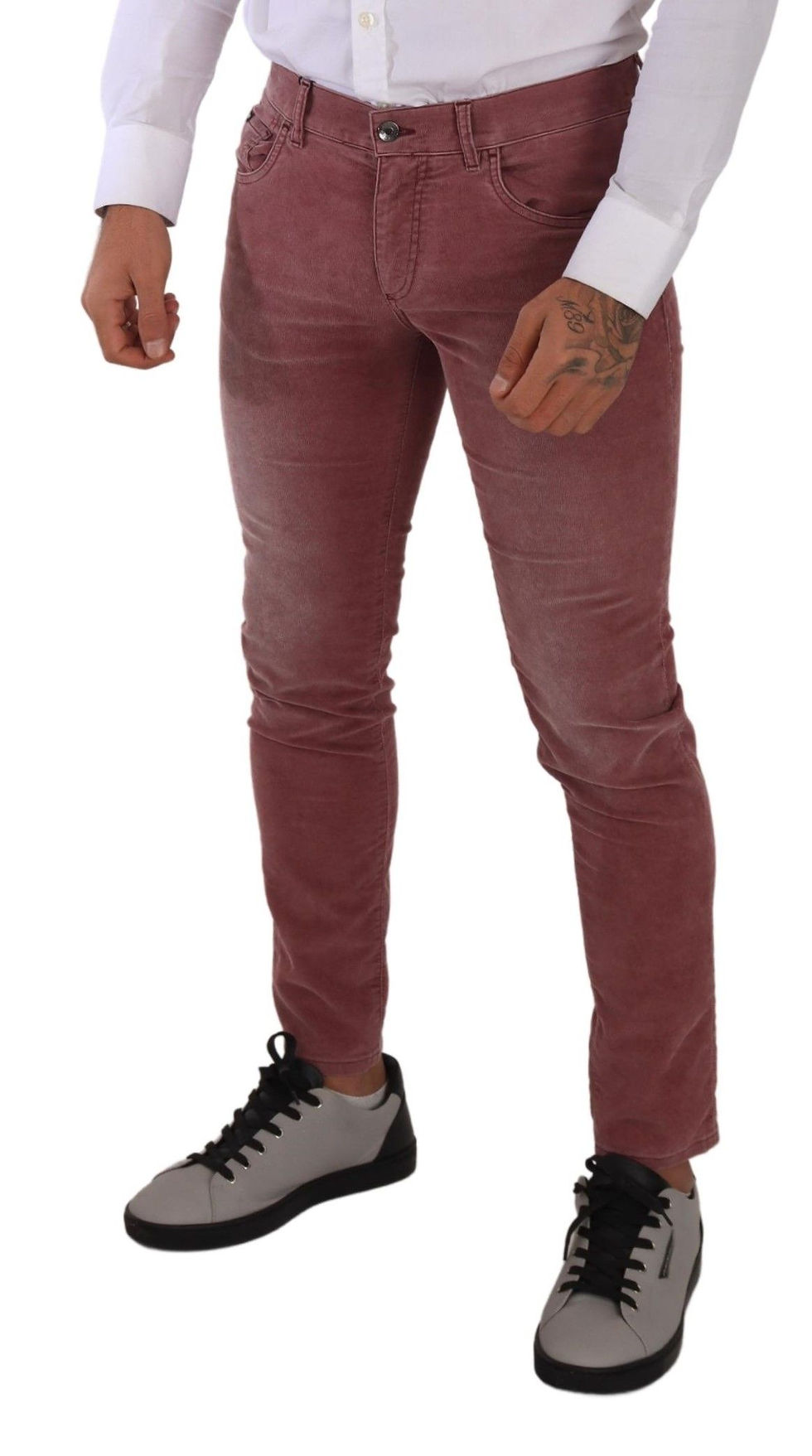 Thumbnail: Elegant Slim Fit Corduroy Jeans