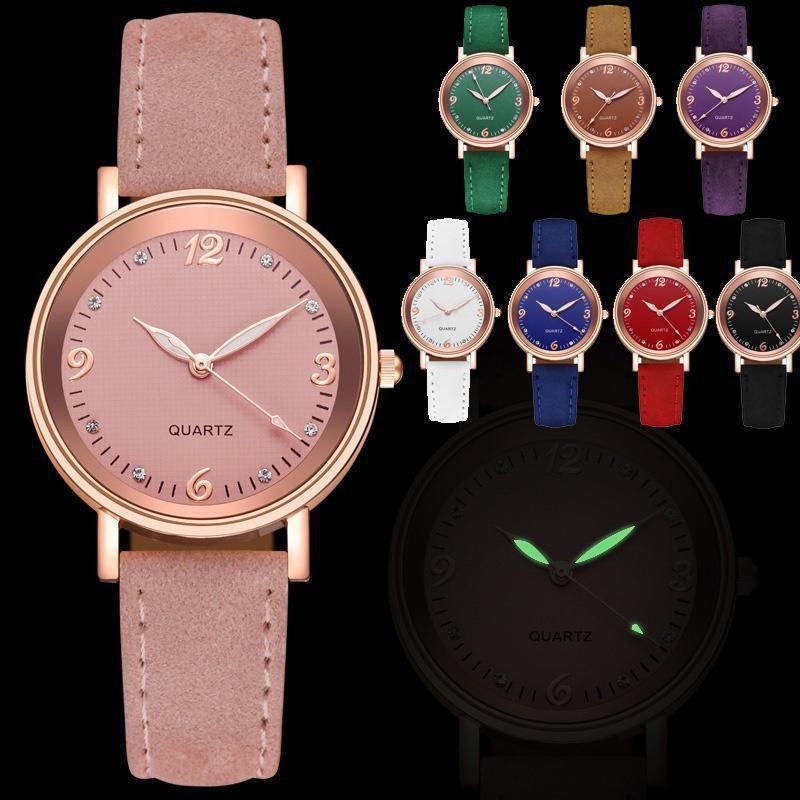 Watches for Women Leather Band Quartz Watch Casual Bracelet