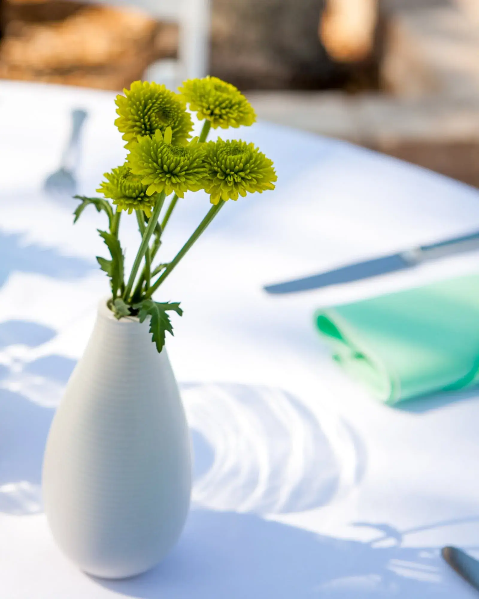 Clay bottle vase