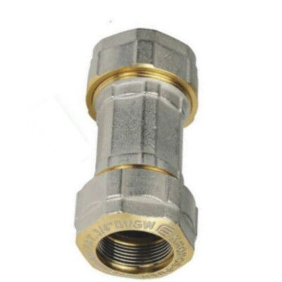 Thumbnail: RACCORDO DOPPIO PER TUBO IN FERRO 1/2 " KRONOS RIPARAZIONE TUBI ZINCATI