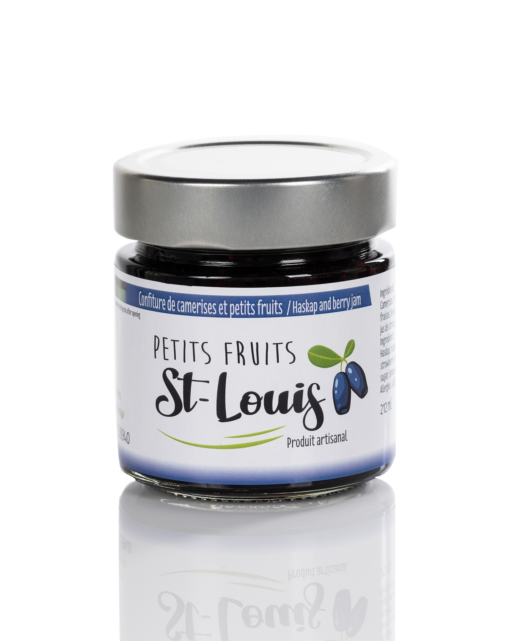 Confiture de Camerises 212 ml | Petits fruits St-Louis
