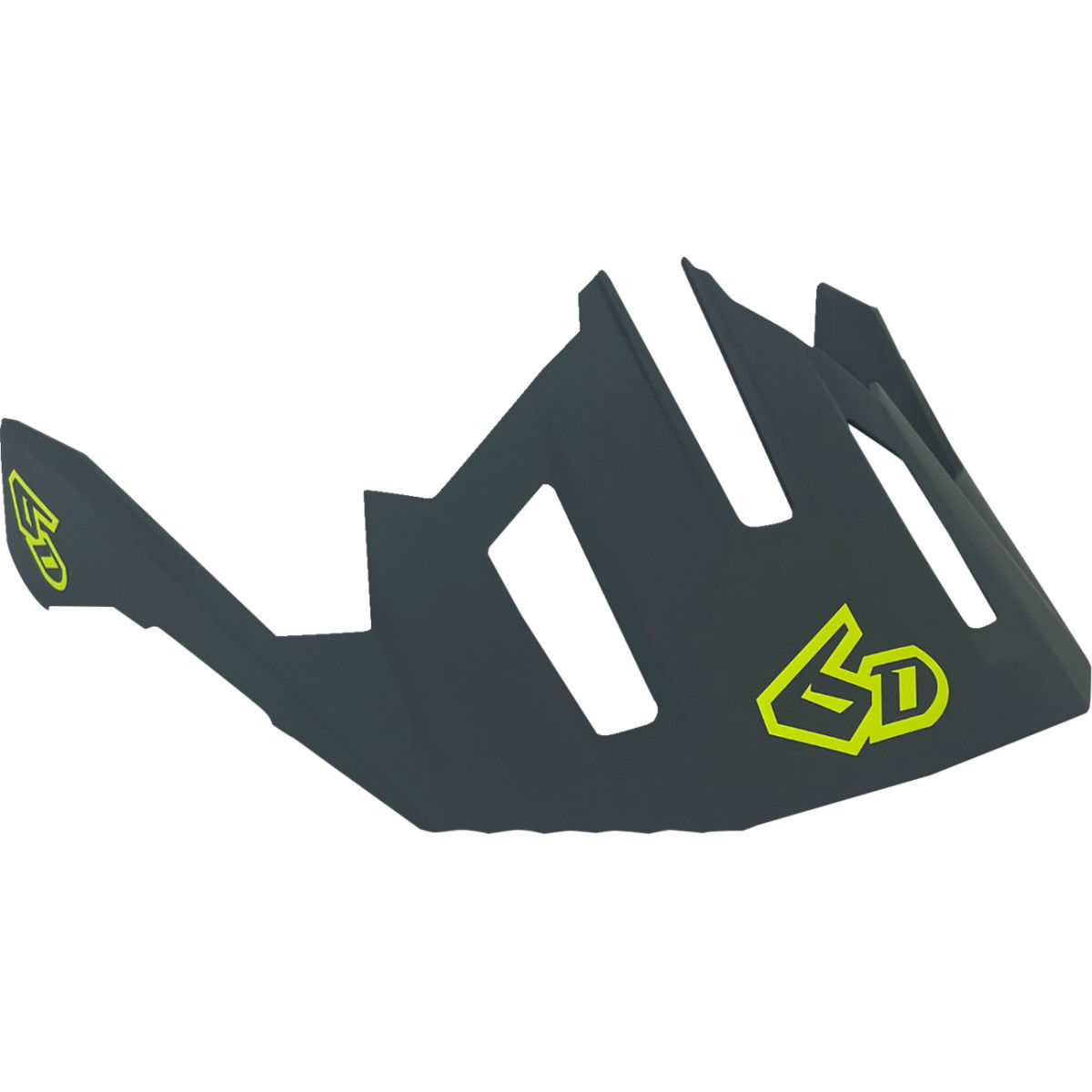 6d Helmets - Atb-2t Visor - Ascent - Neon Yellow - Xs/S - 77-0132
