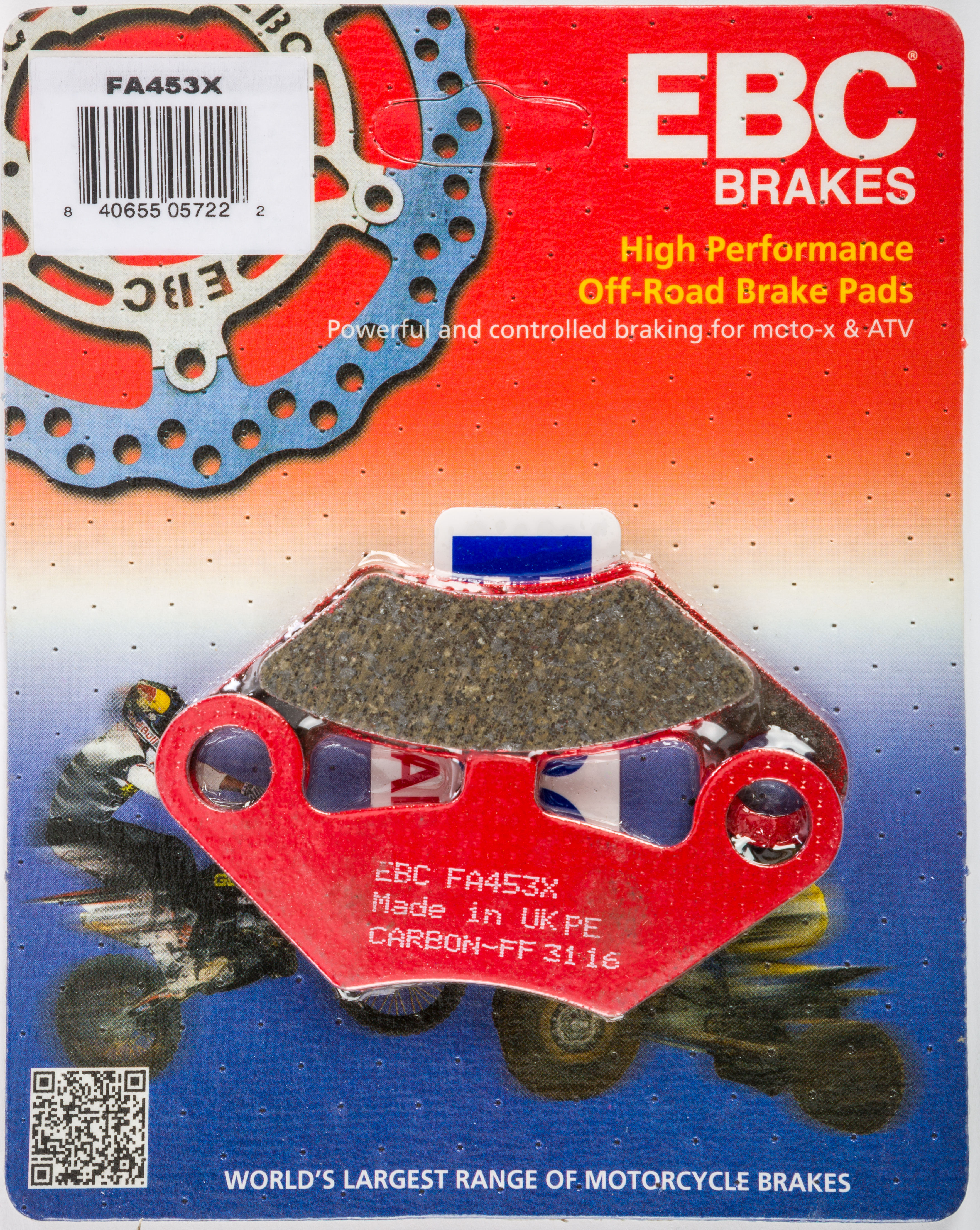 EBC - EBC BRAKE PADS - FA453X