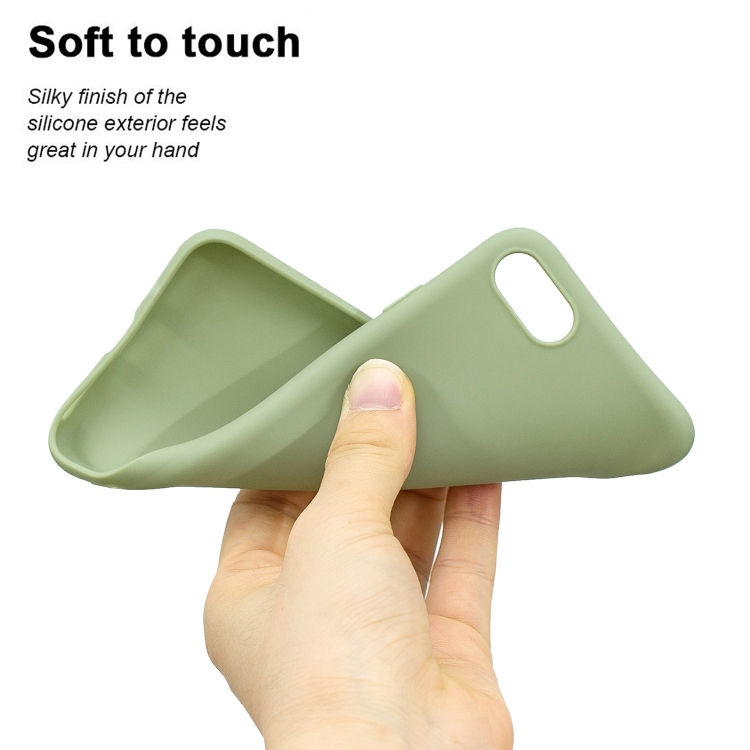 Thumbnail: For iPhone SE (2020) Solid Color Aatte TPU Phone Case