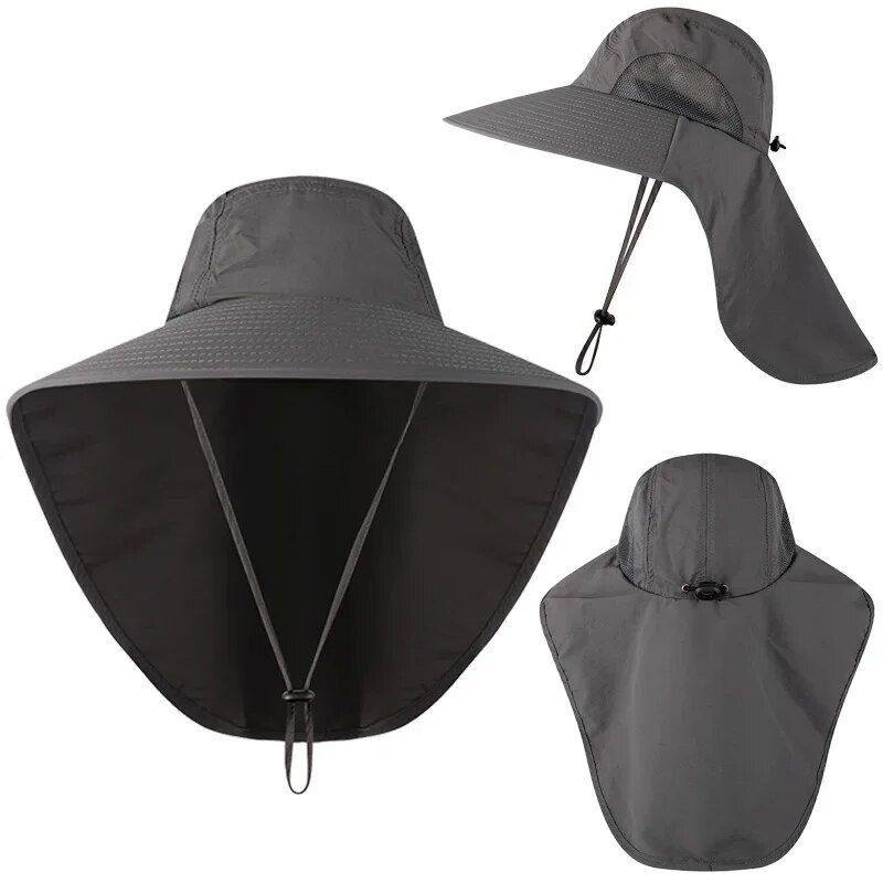 Wide Brim Baseball Hats for Women And Men Sun Defender Cooling Neck Guard Safari
