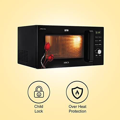 Thumbnail: IFB 30 L Convection Microwave Oven with Oil Free Cooking (30BC5, Black, With Sta