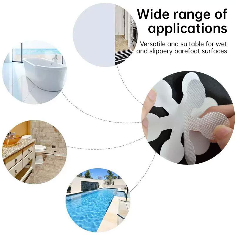 Thumbnail: Anti-Slip Safety Strips for Bathtub & Shower - Non-Slip Tapes for Bathroom