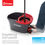 Thumbnail: O-Cedar 150909 Easywring Microfiber Spin Mop & Bucket Floor Cleaning System with