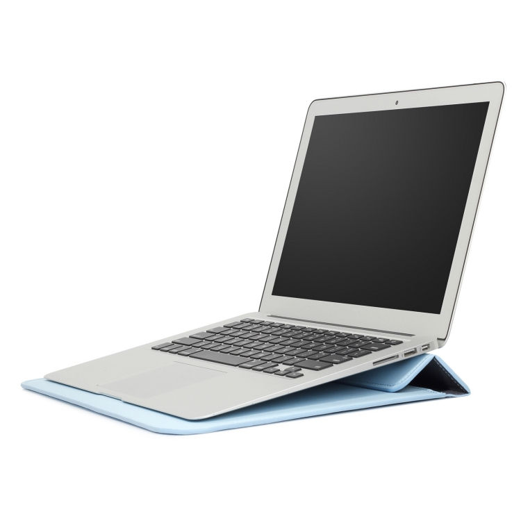 Thumbnail: PU Leather Ultra-thin Envelope Bag Laptop Bag with Stand Function