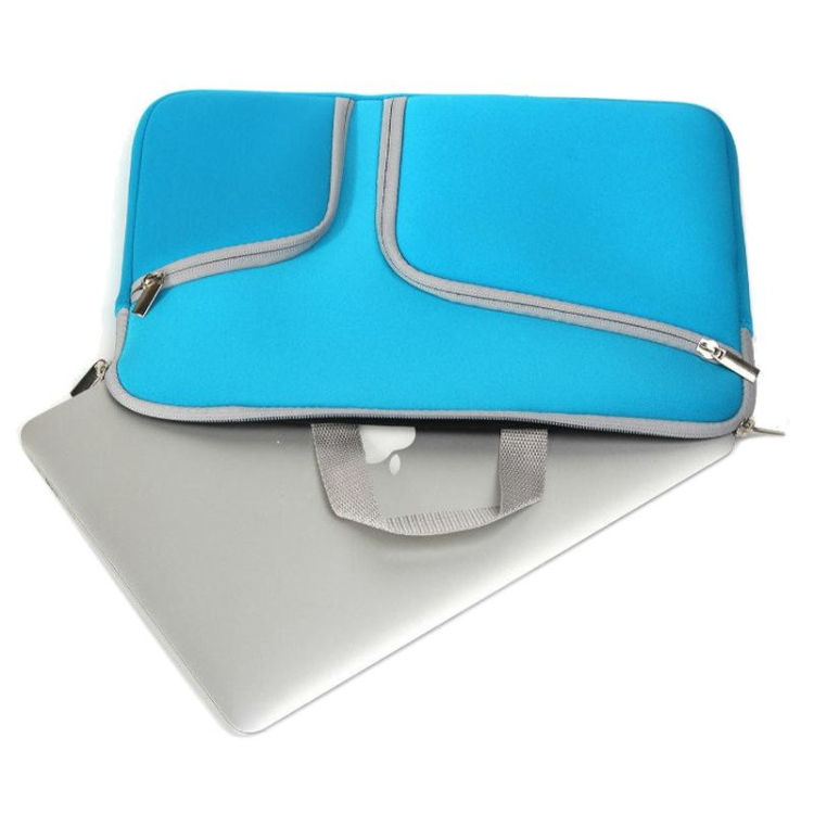 Thumbnail: Double Pocket Zip Handbag Laptop Bag for Macbook Pro 15 inch