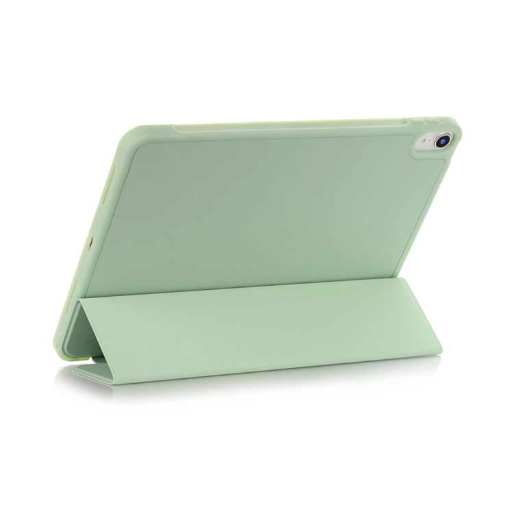 Thumbnail: Back Sticker Skin Feel Horizontal Flip Leather Case with Tri-fold Holder