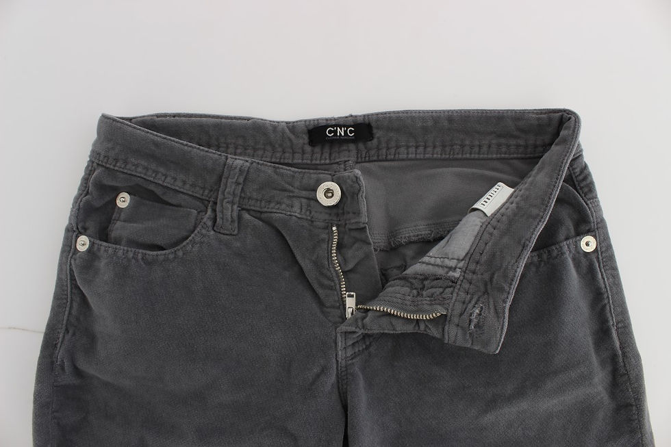 Thumbnail: Sleek Super Slim Gray Jeans