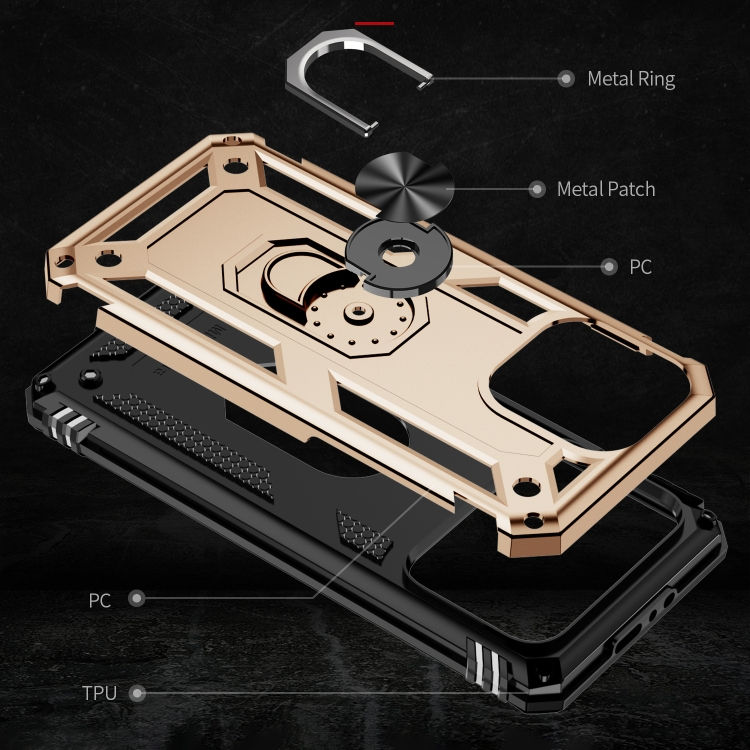 Thumbnail: Shockproof TPU + PC Phone Case with Holder