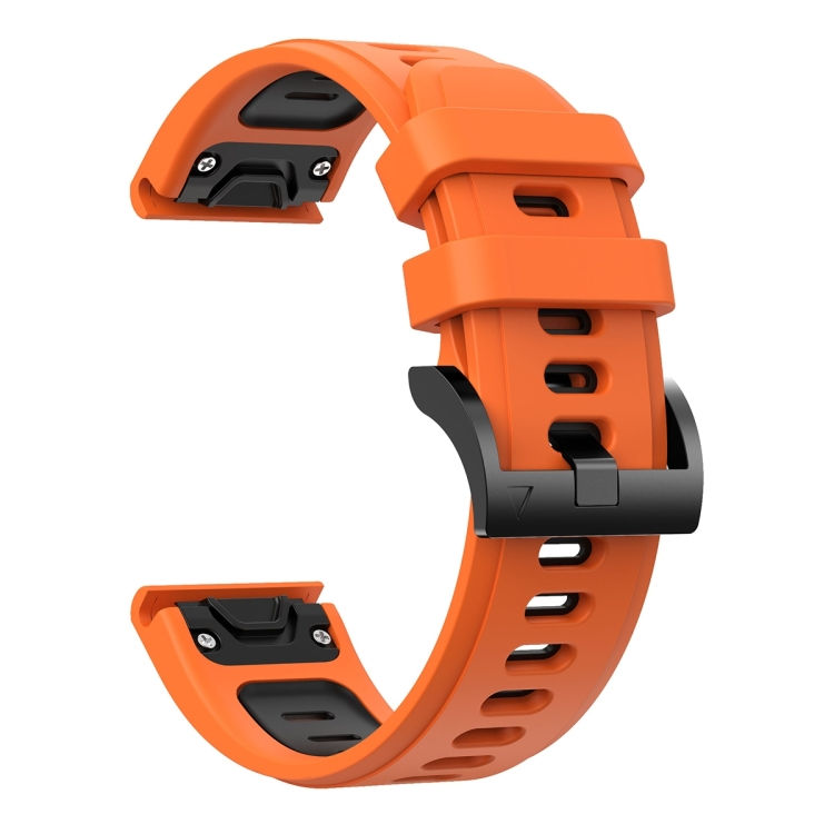Thumbnail: Sports Two-Color Silicone Watch Band
