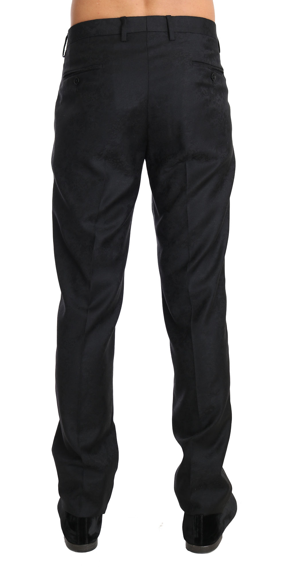 Thumbnail: Elegant Gray Patterned Formal Pants