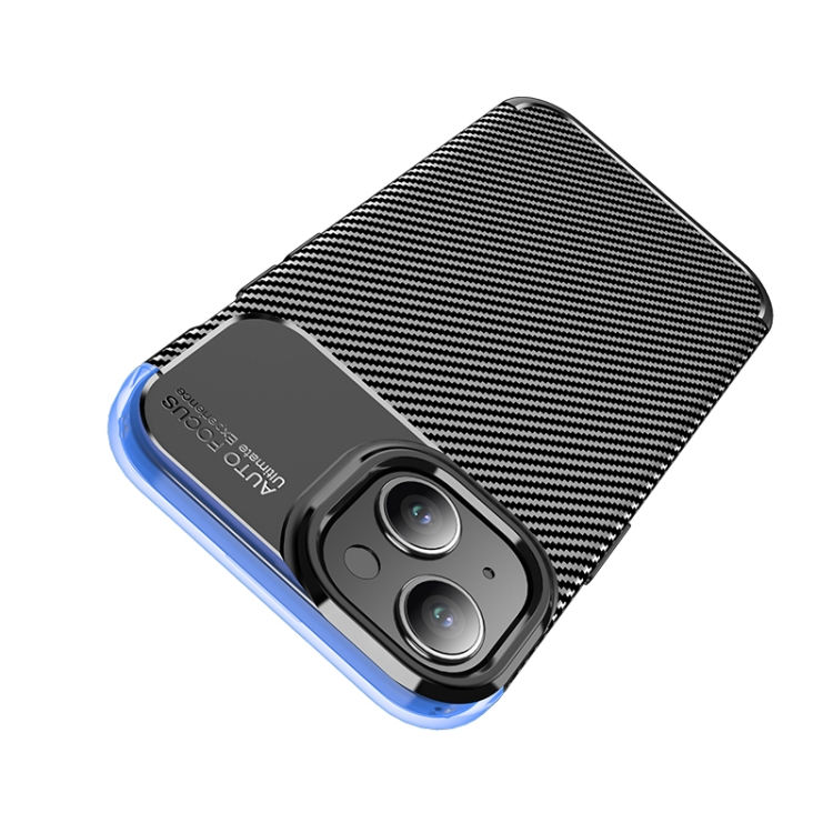 Thumbnail: Carbon Fiber Texture Shockproof TPU Phone Case