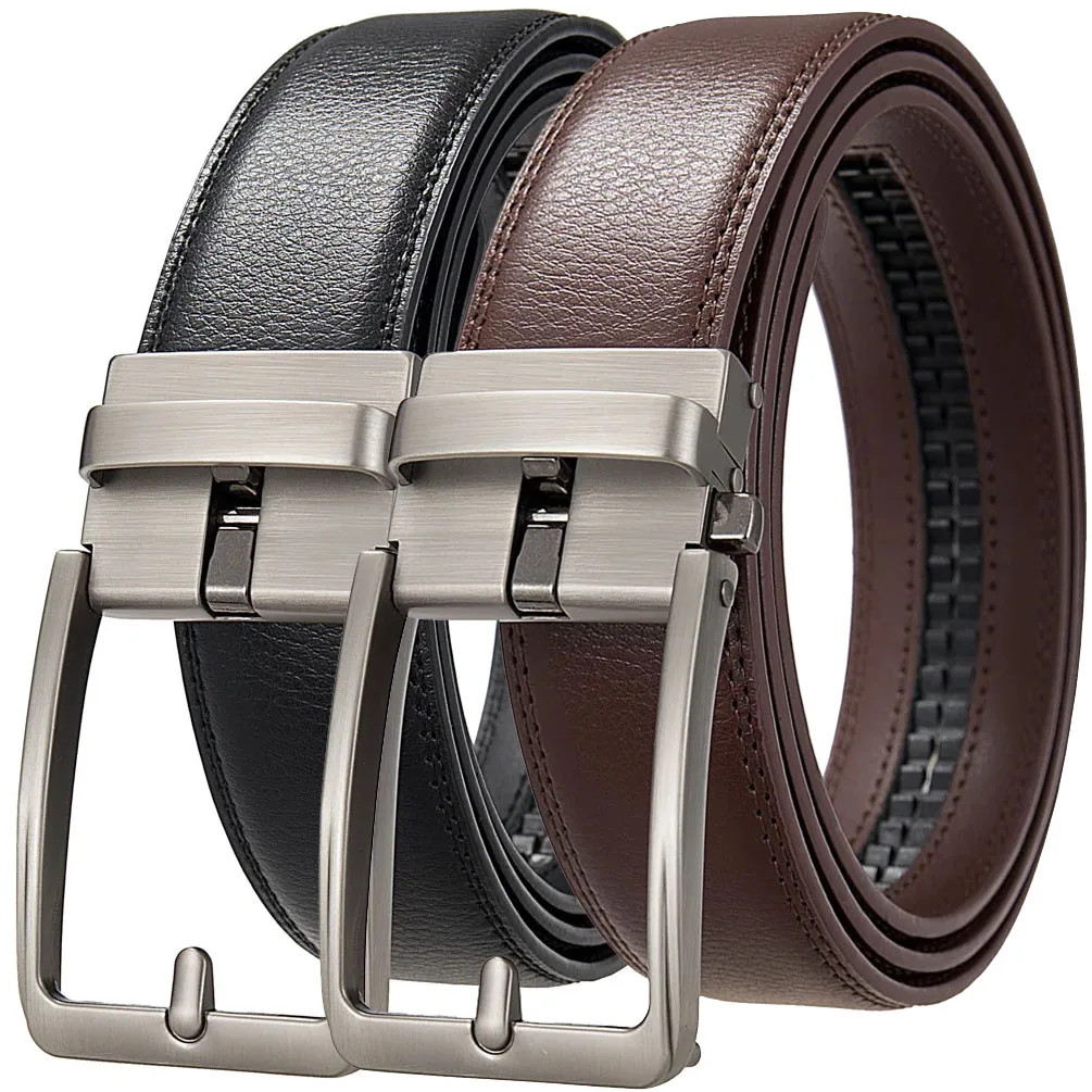 Click Belts For Men Designer Automatic Buckle Leath