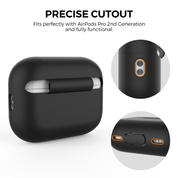 縮圖：适用于AirPods Pro 2 AhaStyle PT187 硅胶连体保护壳防丢带挂绳壳