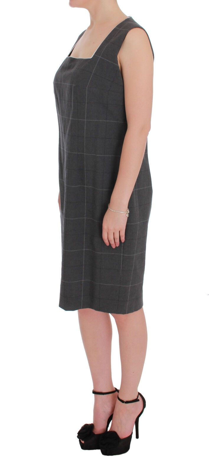 Thumbnail: Elegant Checkered Cotton-Blend Suit Set
