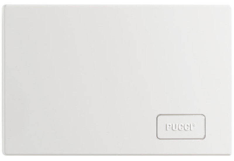 PLACCA FISSA BIANCA CON TELAIO PER CASSETTA PNEU E MATIC PUCCI ART. 80000800