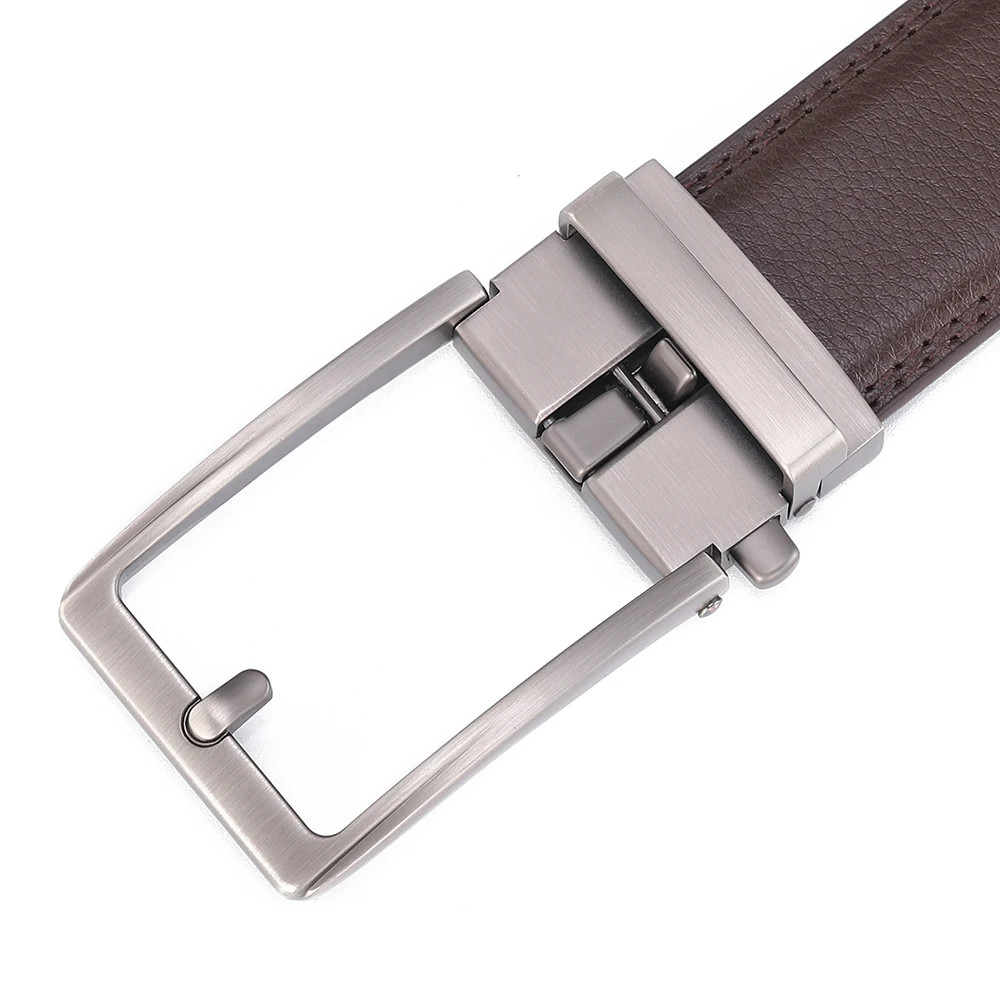 Click Belts For Men Designer Automatic Buckle Real view 4