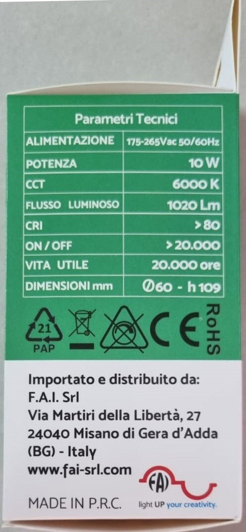 Thumbnail: KIT CANTIERE PROVA IMPIANTO ELETTRICO 10 LAMPADE 10W + 10 PORTALAMPADE INNESTO