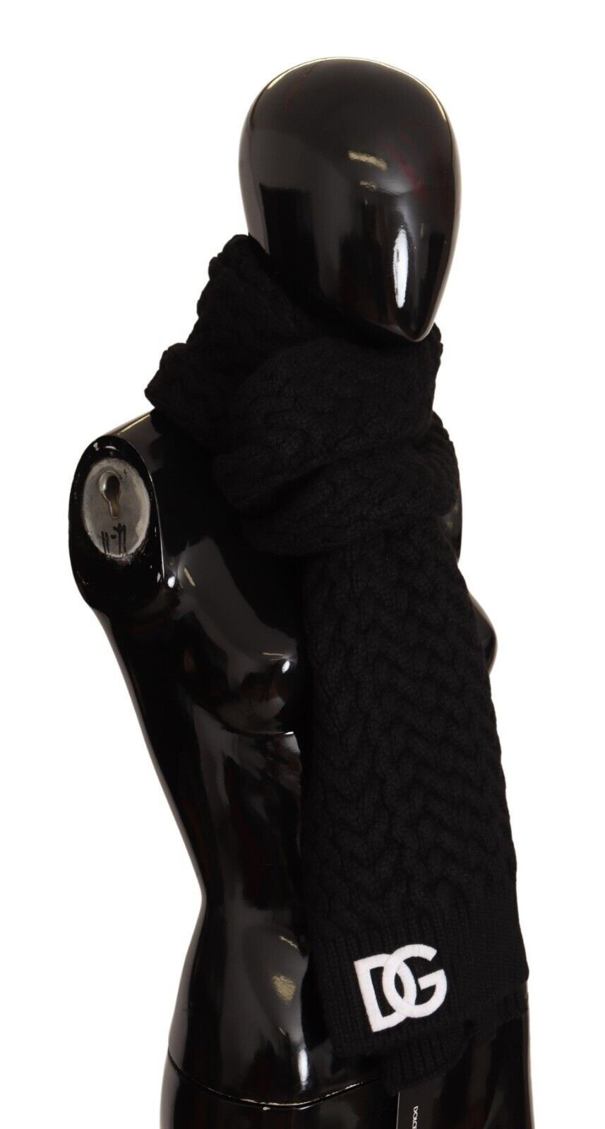 Thumbnail: Elegant Black Cashmere Scarf