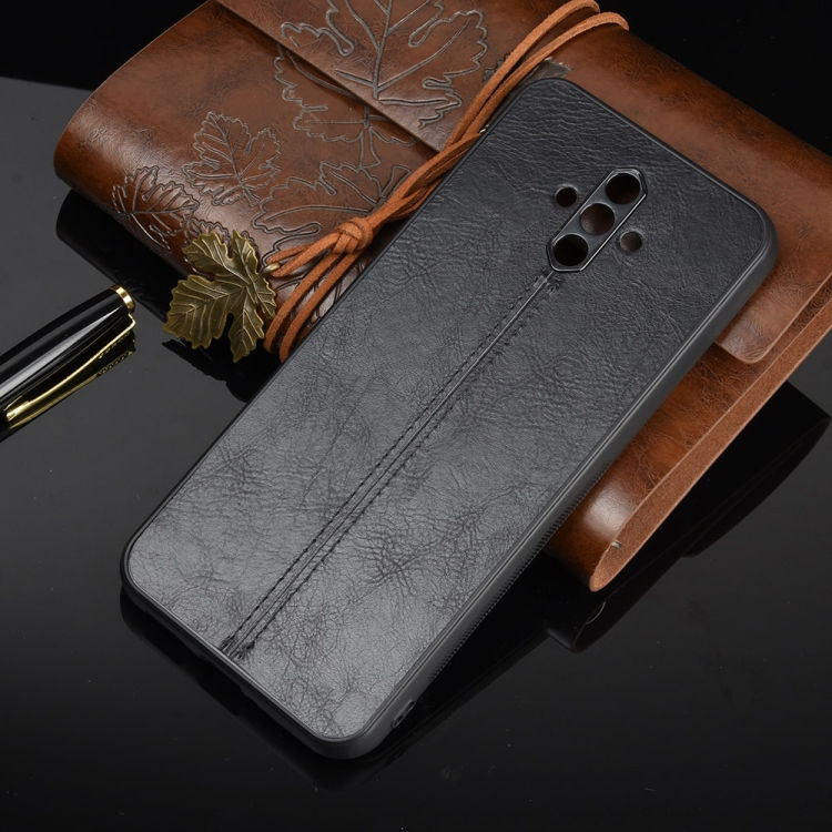 Thumbnail: For ZTE nubia Play Shockproof Sewing Cow Pattern Skin PC + PU + TPU Case