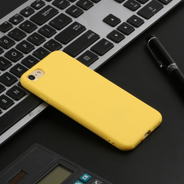 Thumbnail: For iPhone SE (2020) Solid Color Aatte TPU Phone Case