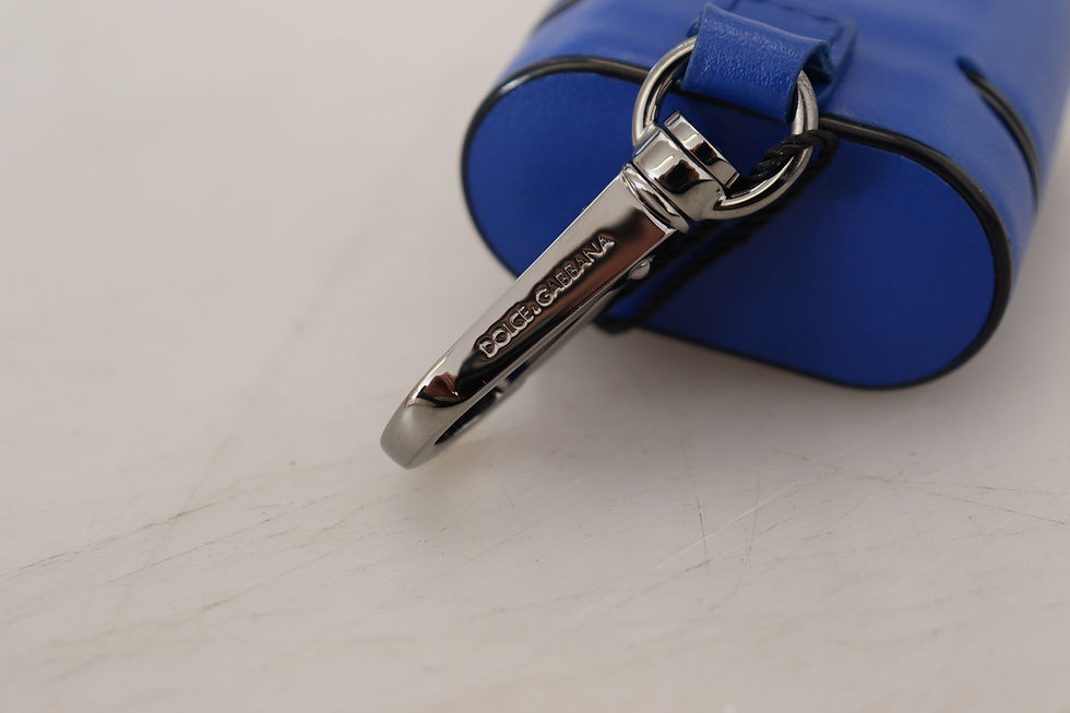 Thumbnail: Elegant Blue Leather Airpods Case