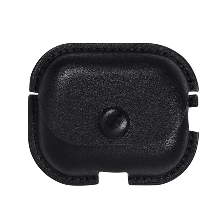 荔枝纹PU皮耳机保护套带挂钩, For AirPods Pro 2 with Hook